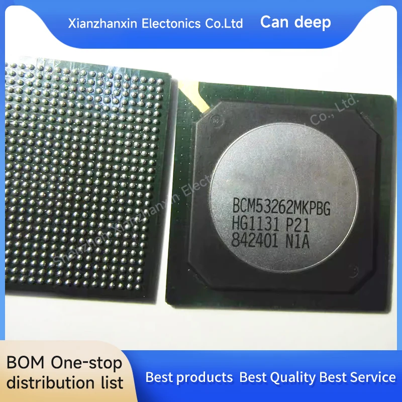 

1PCS/LOT BCM53262MKPBG BCM53262MKPB BCM53262 BGA Ethernet communication and networking chips in stock