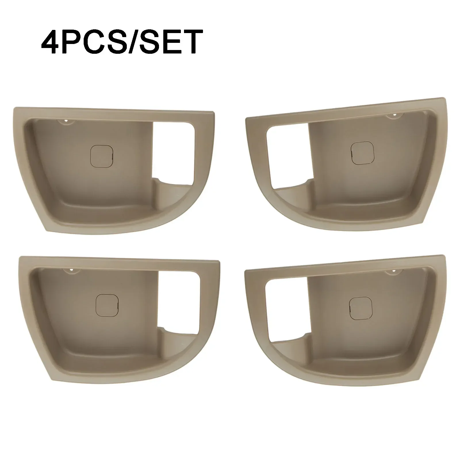 Direct Fit Inside Door Handle Trim Cover For Hyundai Santa Fe 2007 2012 Beige Easy Installation Improved Charging Capability