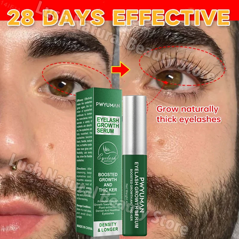 Soro de crescimento rápido de cílios, 7 dias, intensificador de cílios natural, mais cheio, mais grosso, curvador, tratamento de cílios, produtos de cuidados com os olhos, maquiagem