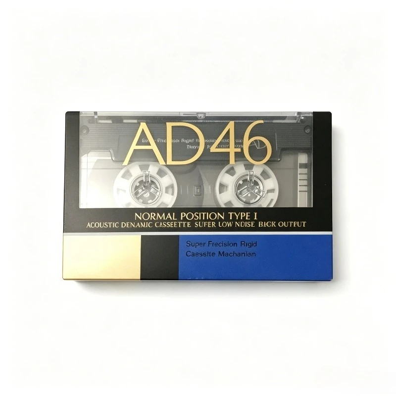 100% Original New For TDK AD 46min Type I Blank Cassette Tape Double Pack For Recording Gift Duplication Use