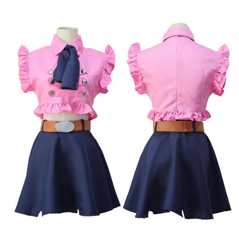 ชุดคอสเพลย์เจ็ดบาป ชุดฮาโลวีน อนิเมะ ตัวละครหญิงหลัก ชุดเอลิซาเบธ ชุดจีนโบราณ แฟชั่นผู้หญิง