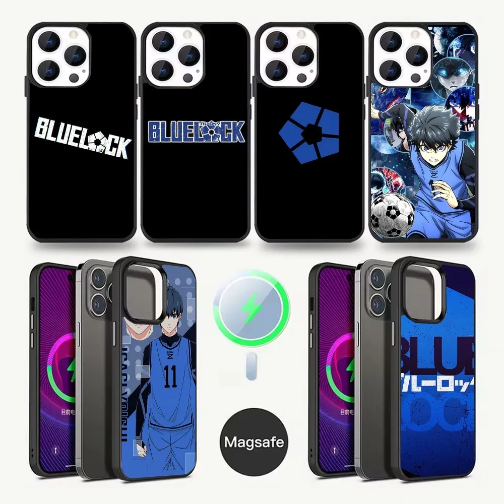 

Anime B-Blue Lock Phone Case For iPhone 16,15,14,13,12,11,Pro,Max,Plus,Mini,Magsafe,Magnetic Wireless Charging Case