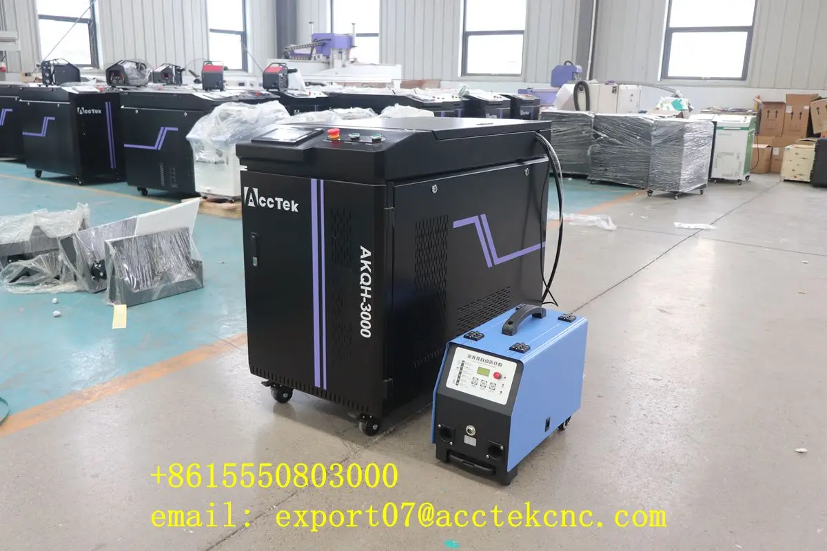 2000w 3000w laser welding cleaning cutting 4 in 1 water cooling double wire feeding laser welding