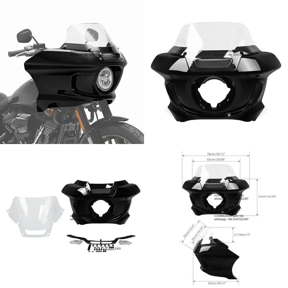 ABS Headlight Fairing Windshield & Mounting Bracket Fit for Low Rider ST FXLRST 2022-2025 XF2906E23-GBT