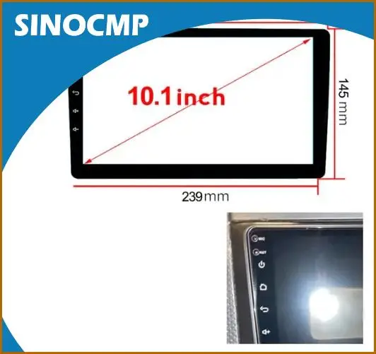 

Автомобильное радио с полным сенсорным ЖК-экраном для TEYES CC2 CC3, встроенное прочное высококачественное стекло для длительного срока службы, обновление вставки