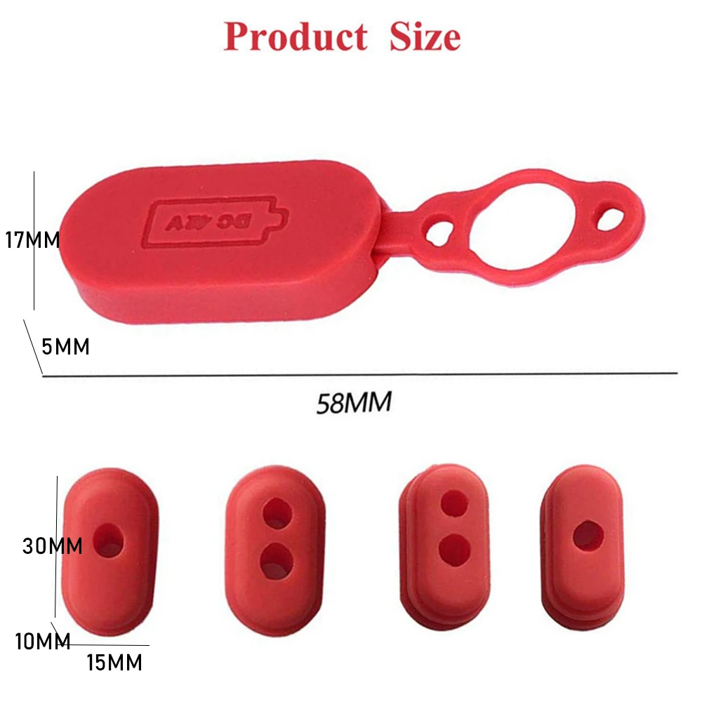 Accessori Outdoor Tool Charge Port Cover Scooter sostituzione parti di Scooter elettrico custodia antipolvere per XIAOMI M365