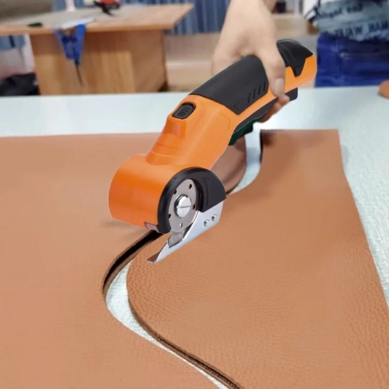 Small Wireless Fabric Cutting Machine Anti-slip Handle Sartorial Electric Scissors Alloy Steel Blade Portable Electric Scissors
