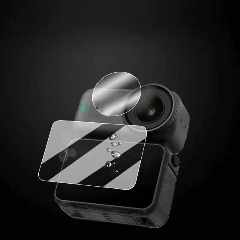 Screen Protector for DJI Osmo Nano Ultra-Clear Tempered Glass Action Camera Lens Screen Protector Film Anti-Scratch Accessories