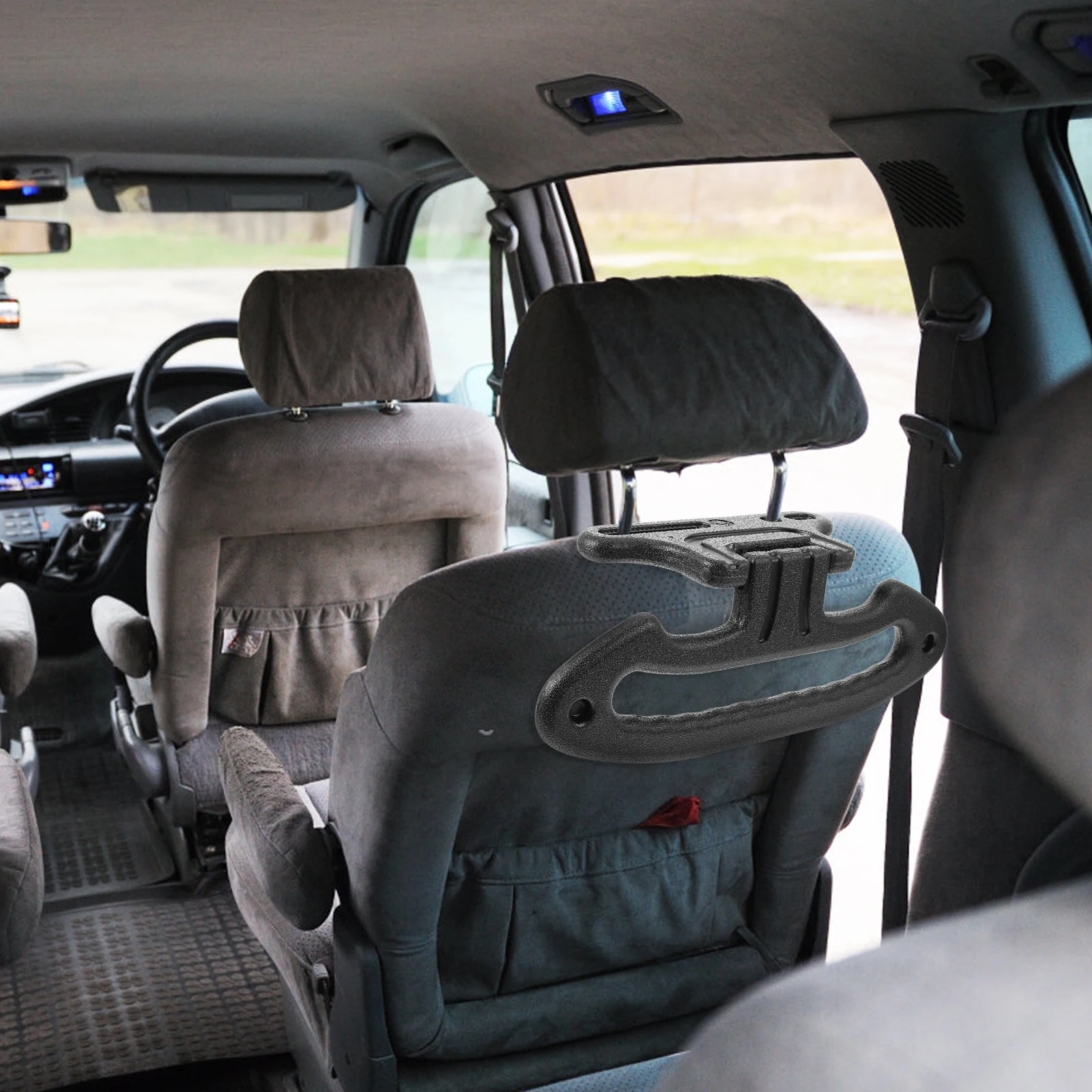 

Car Clothes Hanger Multifunctional ABS Rear Seatback Headrest Storage Car Hangers For Seats Vehicle Shirt Rack Travel Solutions
