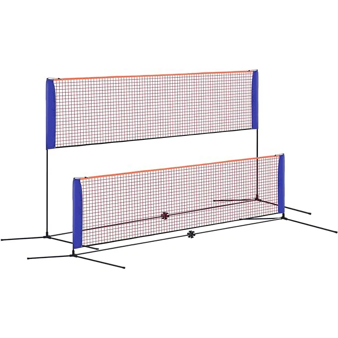 Portable Badminton Net Small Size 4.1M Width Tennis Net Height Adjustable Pickleball Net with Carry Bagpromote sales