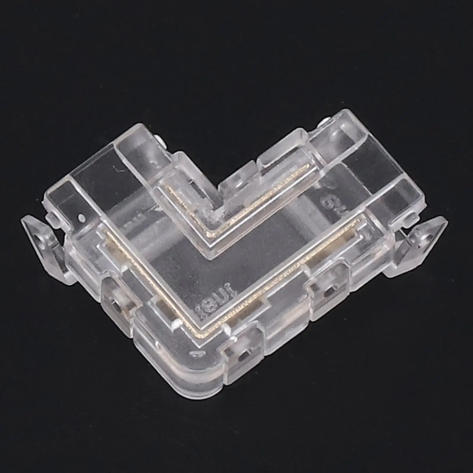 L Shaped Connector for cob Strip Light 2Pin 8mm Easy Installation LED Connector for home and for school Lighting