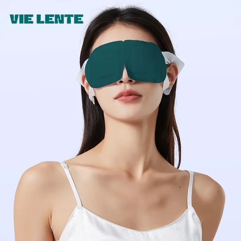 10pcs Disposable Lutein Steam Eye Mask with Warm and Hot Compress To Soothe The Eyes, Shading and Eye Protection Portable Travel