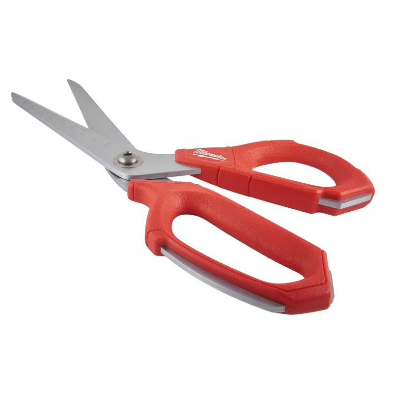 MILWAUKEE 4932479410 Jobsite Offset Scissors High Grip Strength Precision Blades Milwaukee Hand Tools Scissors