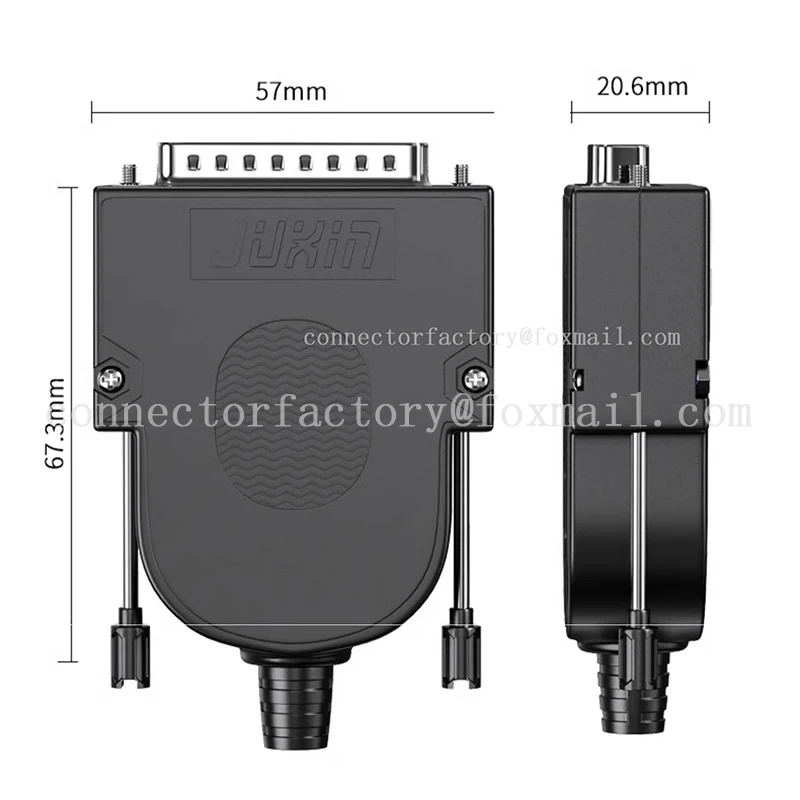 1Pcs 5Pcs 10Pcs Thin 25 Pin D-SUB Male/Female DB25 Connector Solder Free Signals Serial Port Plug Board DB25 Terminal Adapter