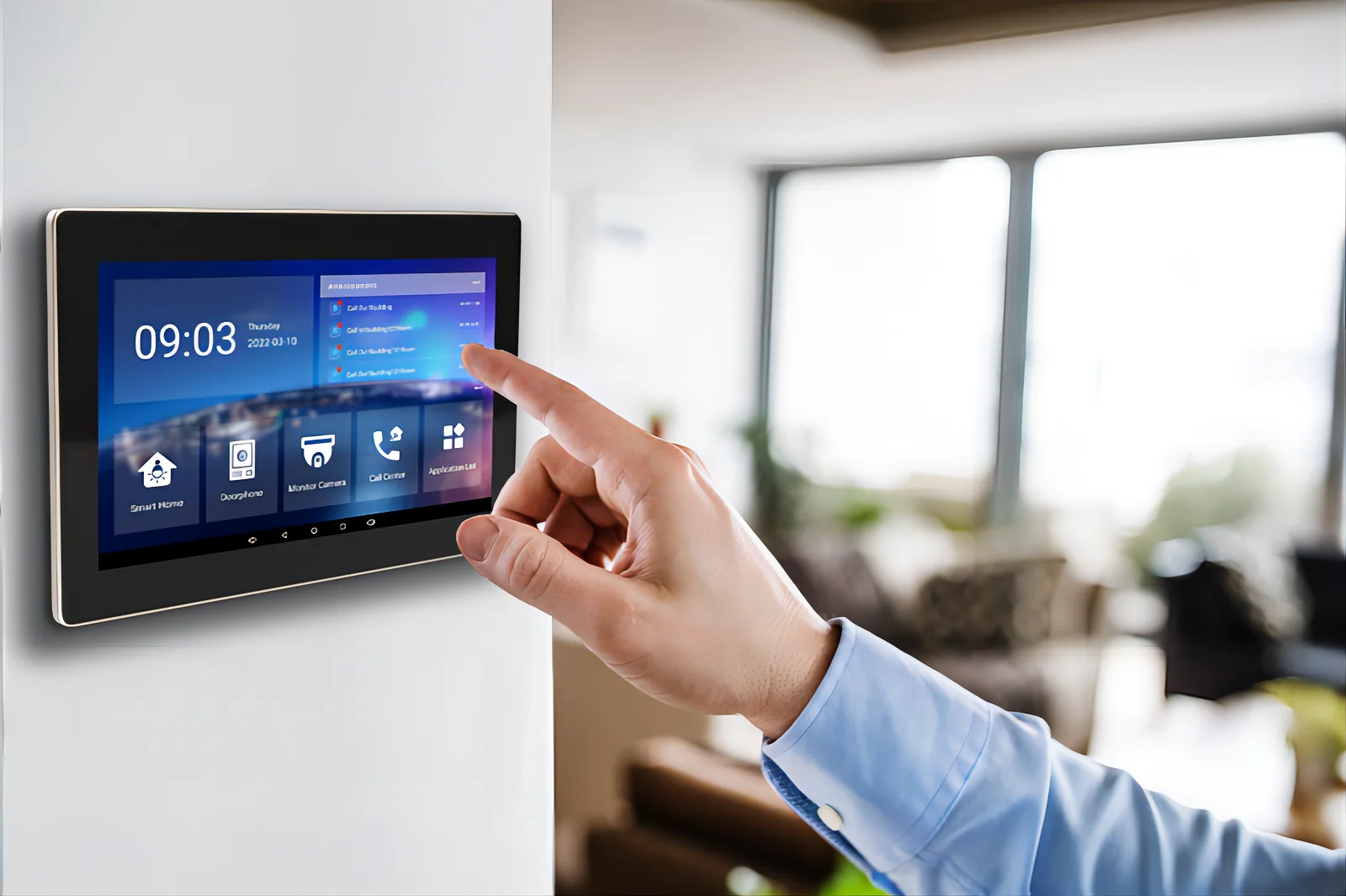 1080P 10 inch IP Wireless Android OS Tuya intercom system Villa Smart Tablet smart intercom systems for apartment buildings
