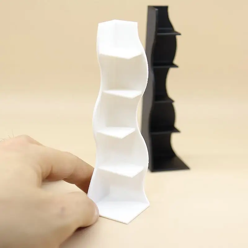 1Pcs Dollhouse Miniature Storage Rack Combination Storage Box Model Doll House Bedroom Living Room Decor Accessories