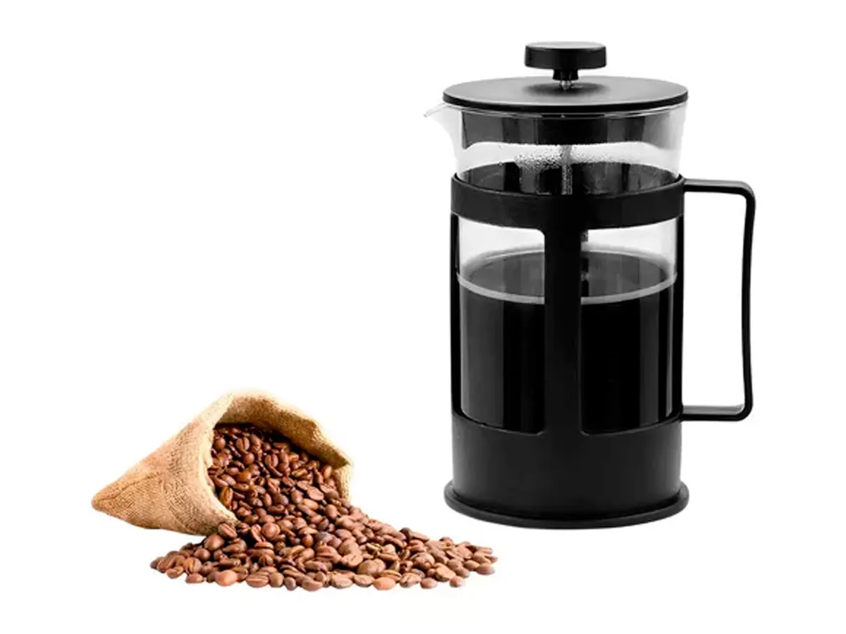 Coffee Maker French Press Cappuccino Glass and Plastic 600ML Milk Coffee Cappuccino