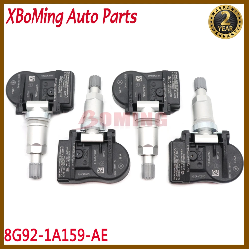 

Датчик контроля давления в шинах XBoMing TPMS 8G92-1A159-AE для Ford S-Max Mondeo 2006-2015 8G92-1A159-AC 8G92-1A159-AB 433 МГц