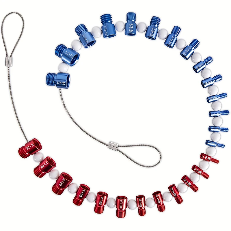 너트 및 볼트 나사 검사기 분리형 너트 및 볼트 크기 게이지 나사 게이지 고정 볼트 또는 나사산 감지에 적합