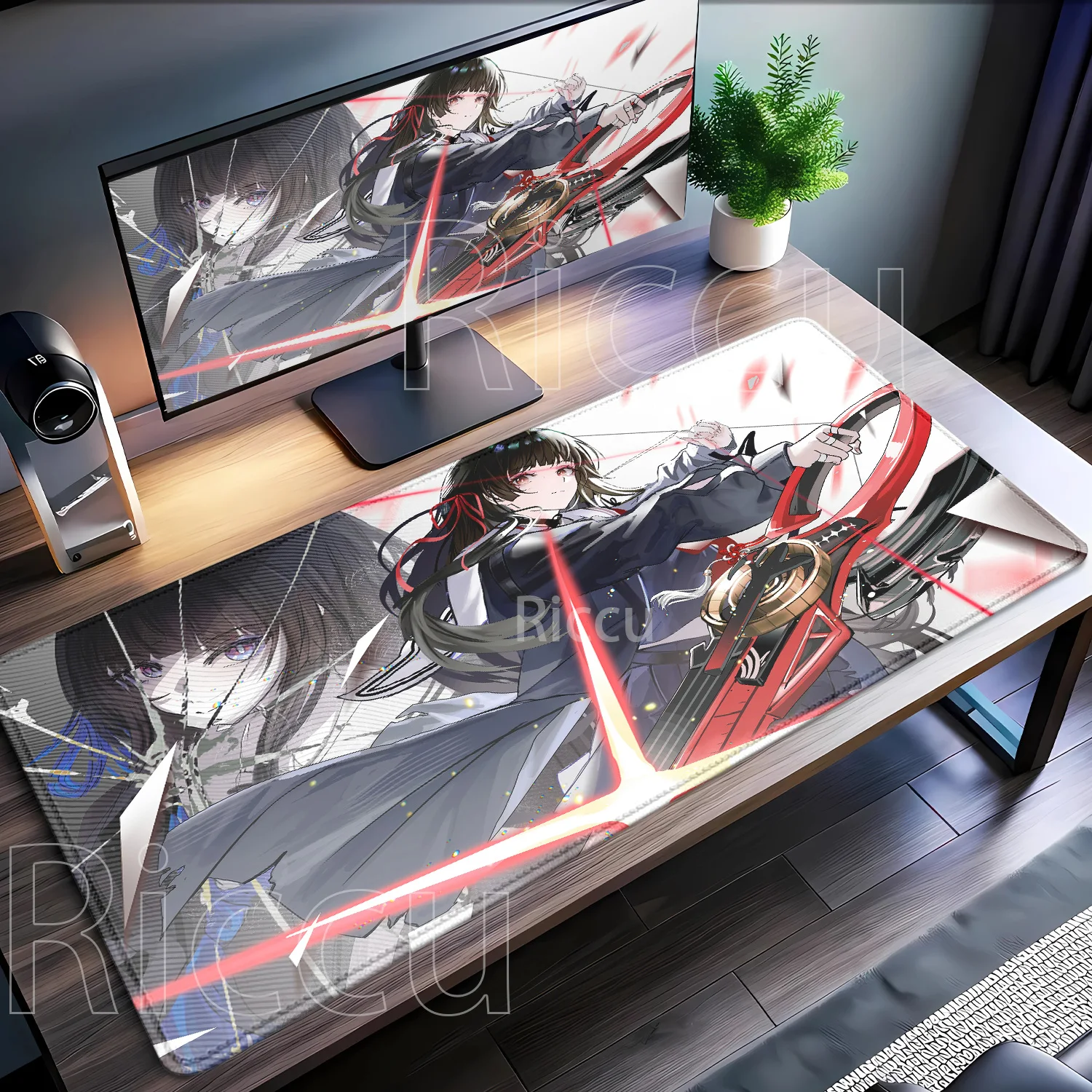 Esports Gaming Keyboard And Mouse - XXL Mouse Pad Chisa Wuthering Waves