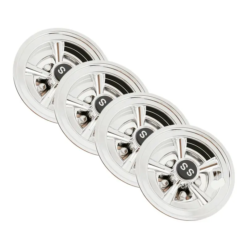 

A58X-8Inch SS Golf Cart Wheel Covers, 5 Spoke Design Hub Cap For Golf Carts For Club Car, EZGO,