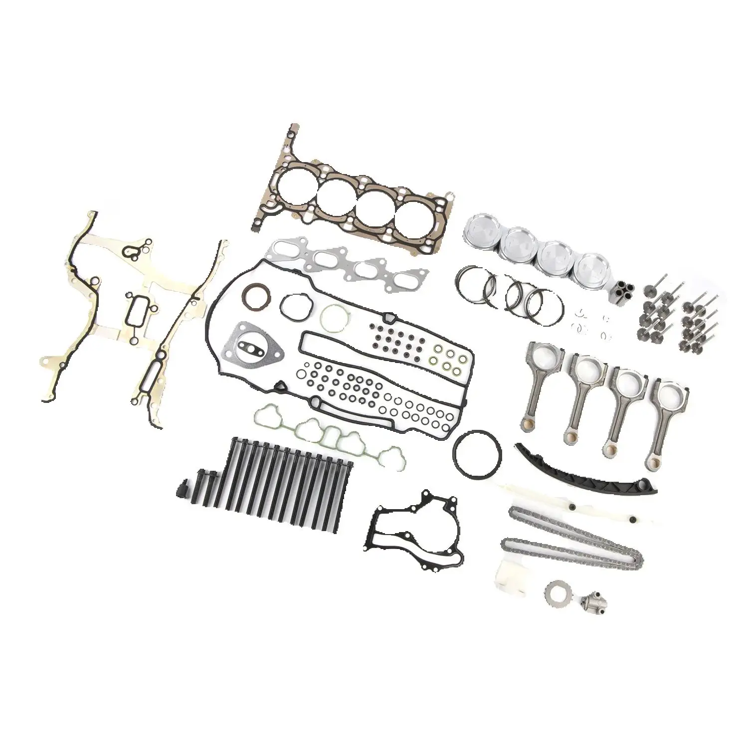 

1 комплект поршневых колец и шатунов 93189383 24420637 для Chevrolet для Buick 2011-2016 1.4L