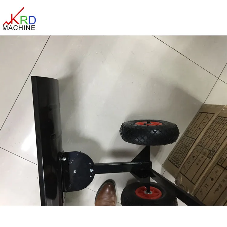 Pala da neve con ruote addensate Piccola macchina portatile per la pulizia della neve a spinta manuale Pala da neve per esterni ad alta efficienza