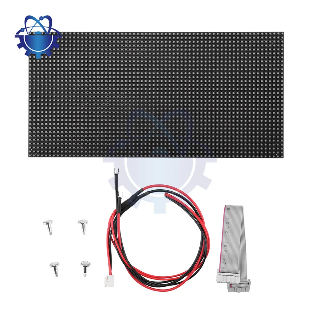 

P3 Indoor SMD2121 64x32 dots full color LED Display Module 1 / 16 Scan 192x96mm