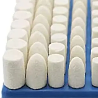 

100pcs 3mm Shank Wool Polishing Bits Felt Polishing Bits Buffing Kits For Wood Jade Polishing Tools Accessories