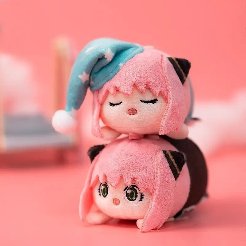 

Мультфильм Шпионская семья плюшевый кулон брелок кукла задняя упаковка орнамент Anya ‌ Мягкая школьная форма, кукла-ночник, рождественский подарок