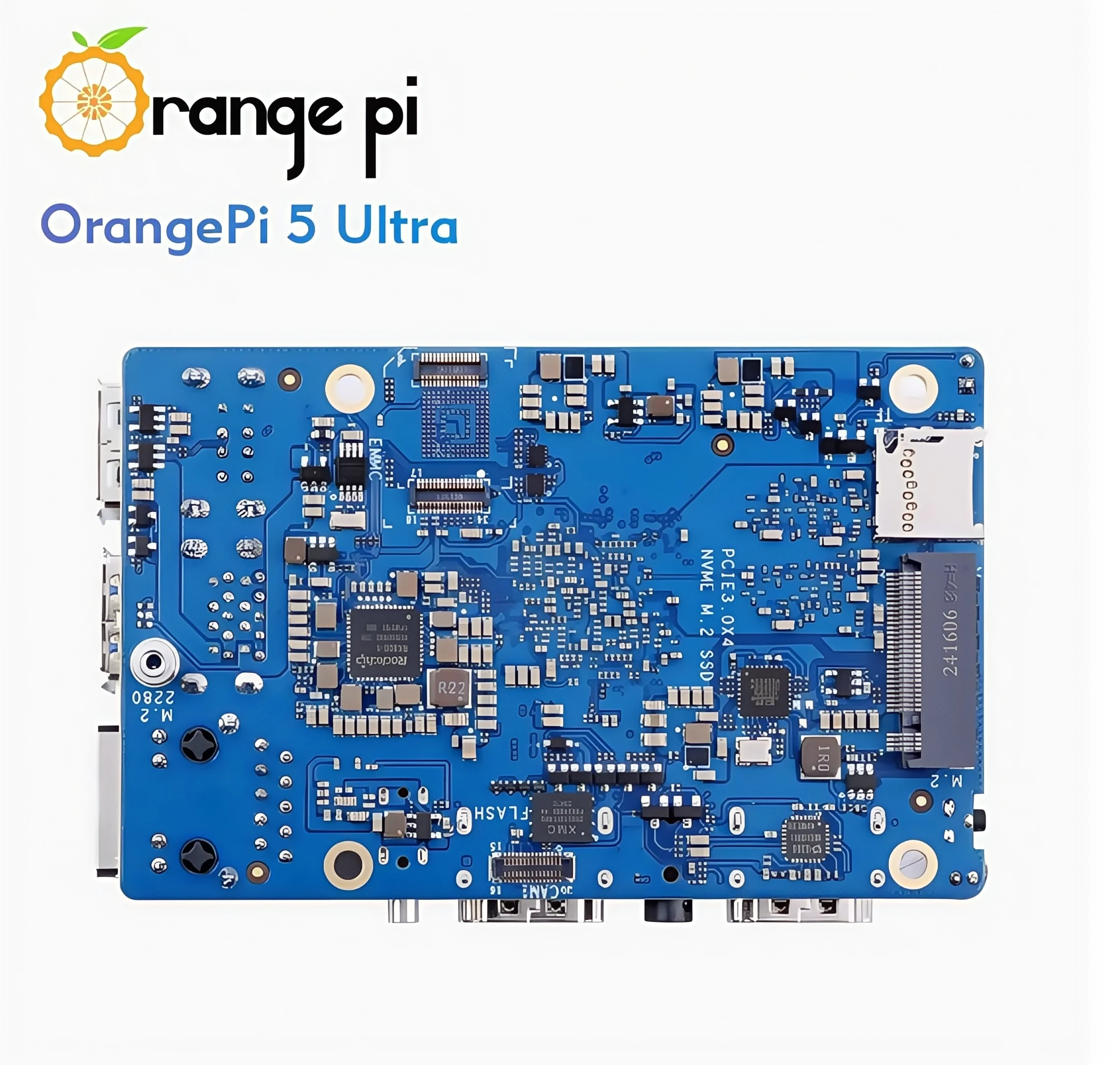 TopElec Orange Pi 5 Ultra 8GB 16GB Rockchip RK3588 main chip octa-core LPDDR5 multiple running memory optional