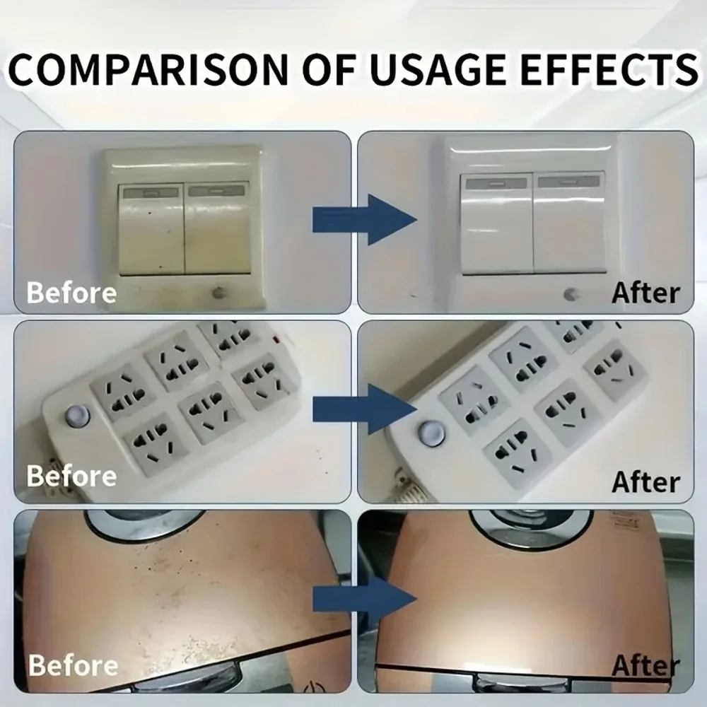 NUEVO removedor amarillo totalmente de plástico: solución amarillenta para paneles de aire acondicionado, removedor de oxidación de carcasa de plástico para refrigerador