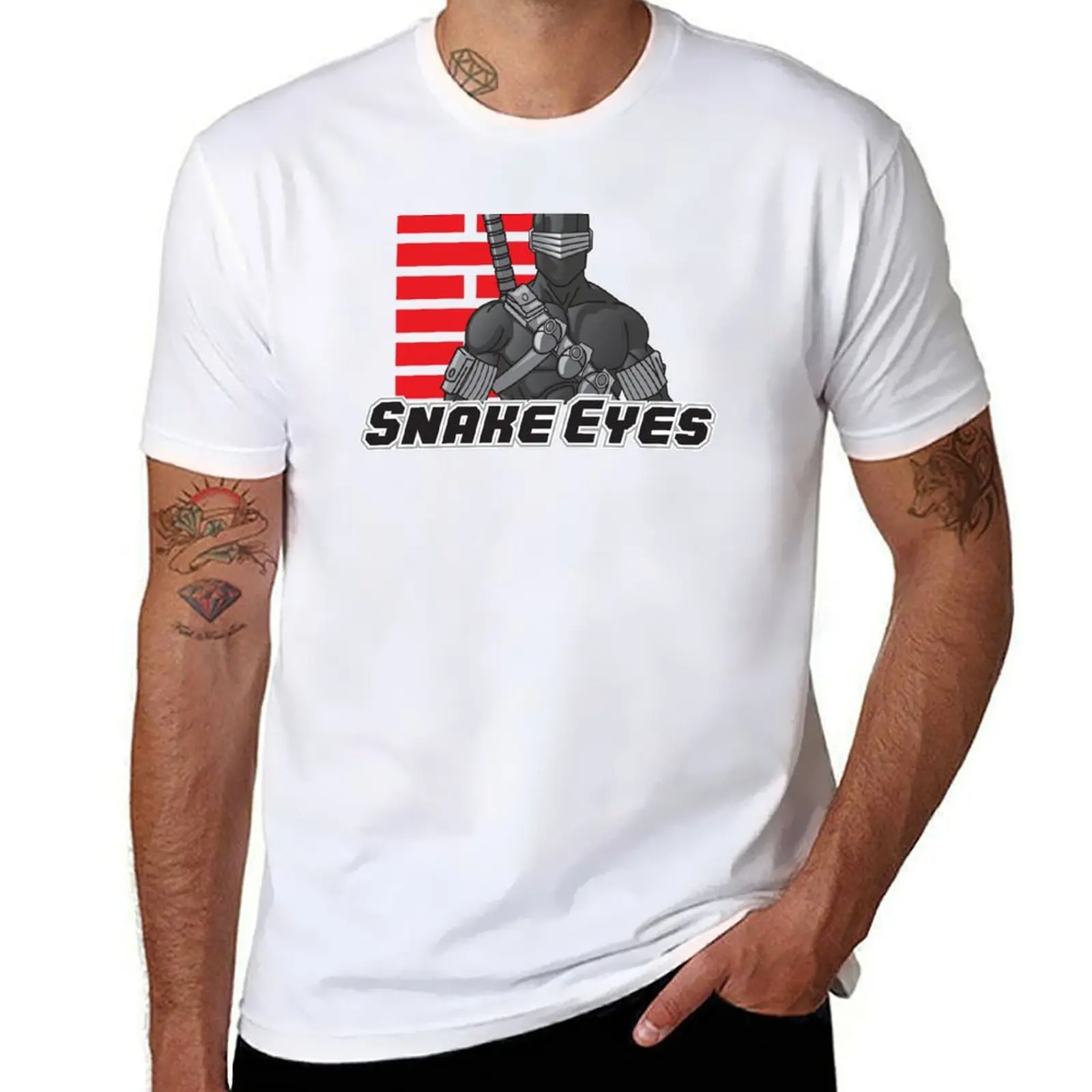 Snake Eyes — G.I. Joe's Greatest Ninja, 80s toys T-Shirt affliction shirts customizeds cute tops anime mens vintage t shirts