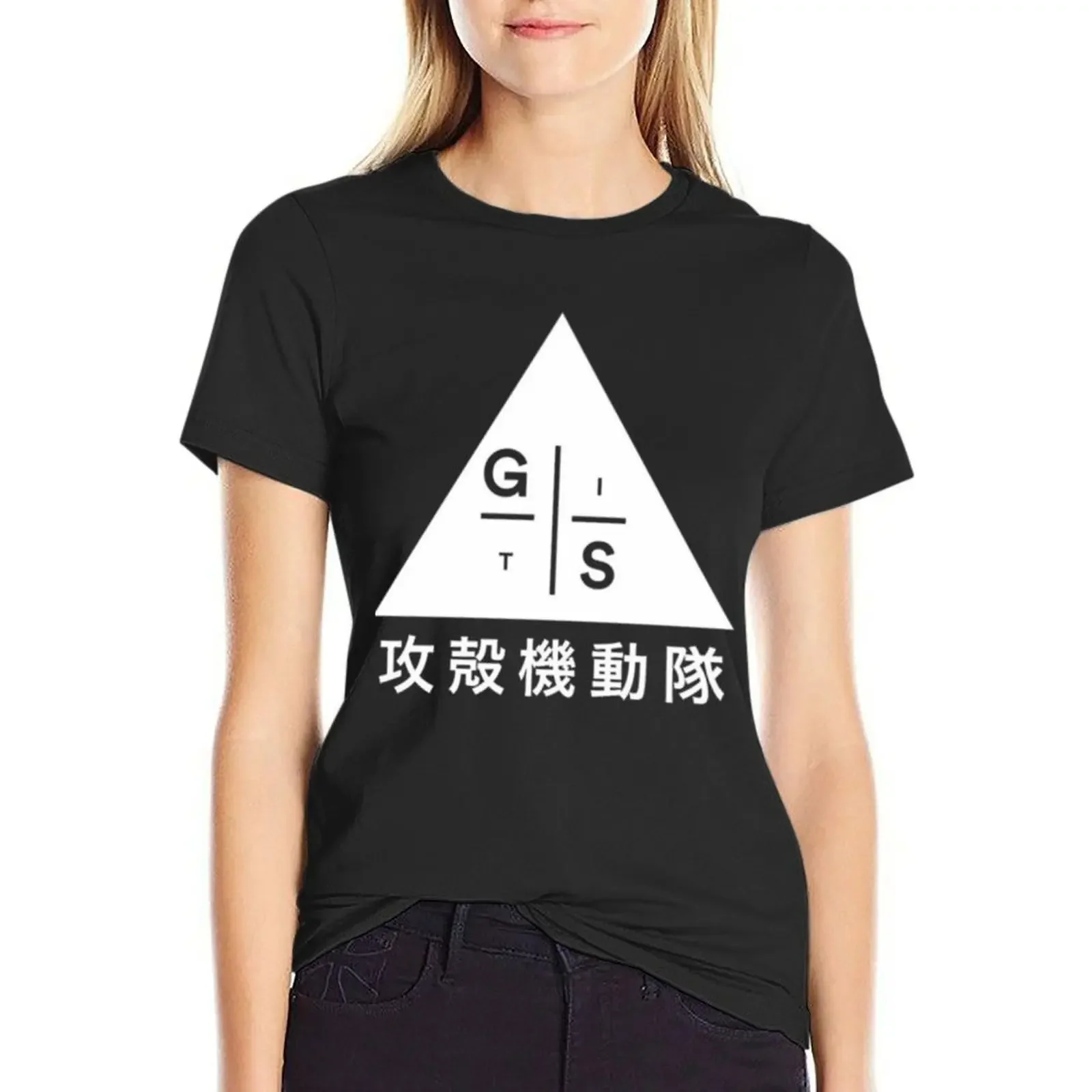 

Ghost in the Shell T-shirt oversized tops Aesthetic clothing Women clothing