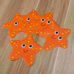 5 X Ocean Stickers Baby Bath Tub Kids Safety Appliques Mat PVC Shower Sticker Pipeline Floor Anti-Slip Textured Non Child