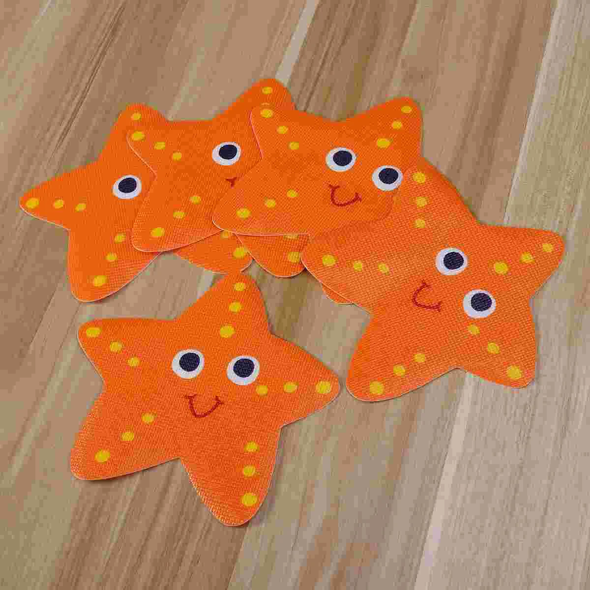 5 X Ocean Stickers Baby Bath Tub Kids Safety Appliques Mat PVC Shower Sticker Pipeline Floor Anti-Slip Textured Non Child