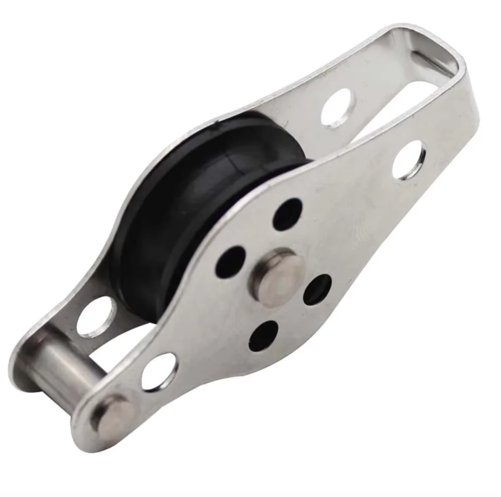 ISURE MARINE Stainless Steel Nylon Pulley with Nylon Sheave 25mm