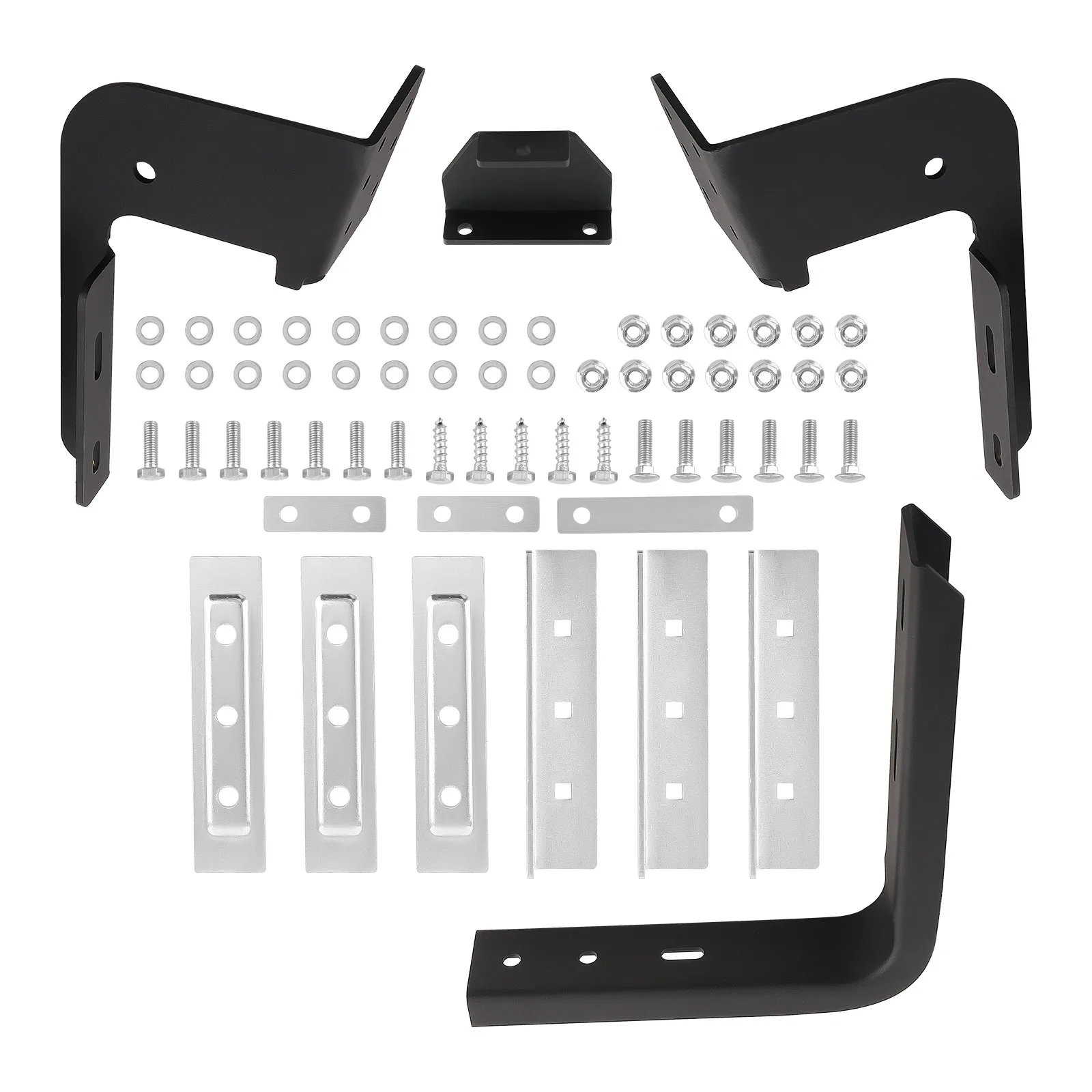 Steel 54" Passenger Running Board Mounting Bracket Kit for Ram ProMaster 2014-Present