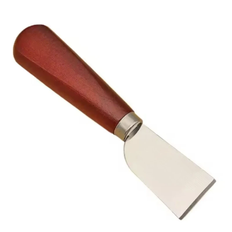 Leder-Schärfmesser mit Holzgriff, Leder-Schärfwerkzeug für DIY-Lederarbeiten – Detail 4