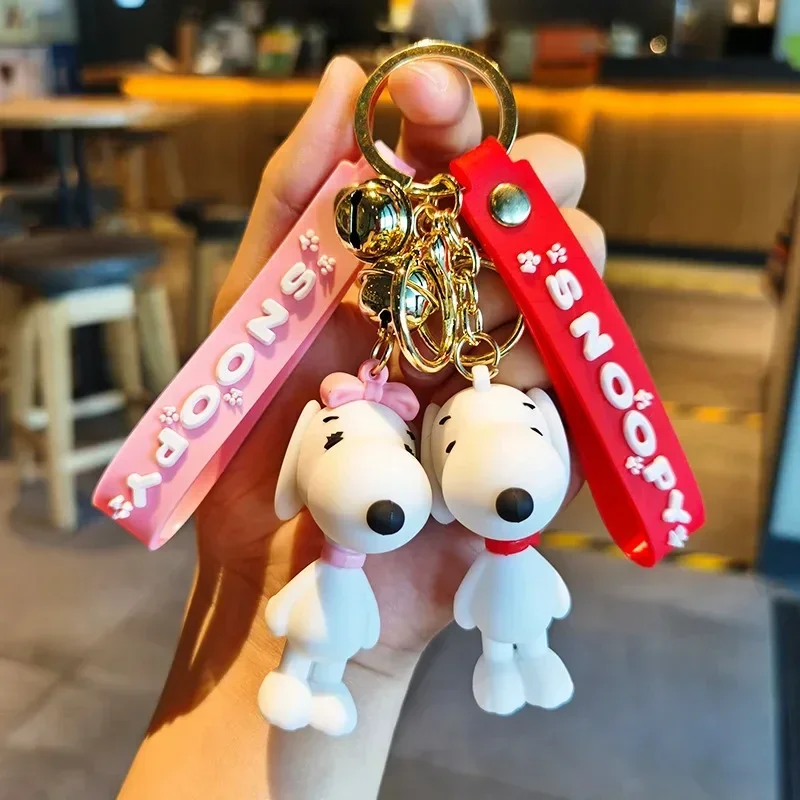 

Snoopy Cartoon Keychain Charlie Doll Pendant Car Small Pendant Girl Mood Couple Small Gift Christmas