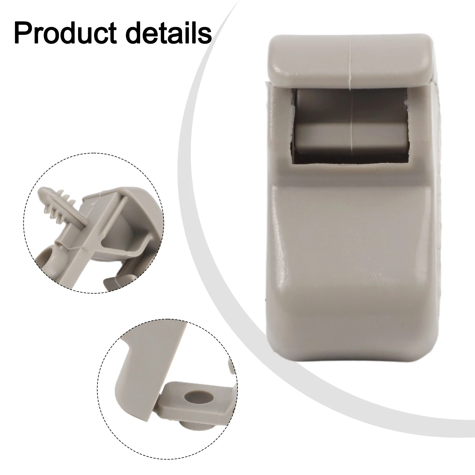 1 Pcs Gray Car Sun  Visor Bracket Holder  Mount 735344980 For Fiat For  Alfa Romeo Auto Fastener  Clips Car Interior Accessorie