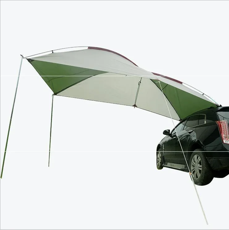 Portable Waterproof Folding Car Rear Tent Awning Tent vehicle SUV pickup top roof and side tent for wild camping