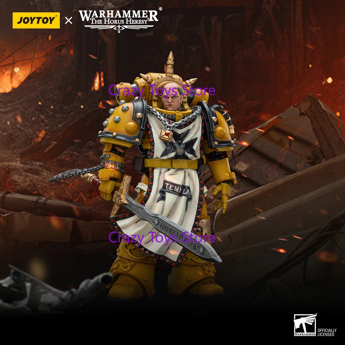 

In Stock Joytoy Warhammer 40K 1/18 Action Characters Empire Fist Sigismund Empire Fist No. 1 Warrior Toy Collection Gift