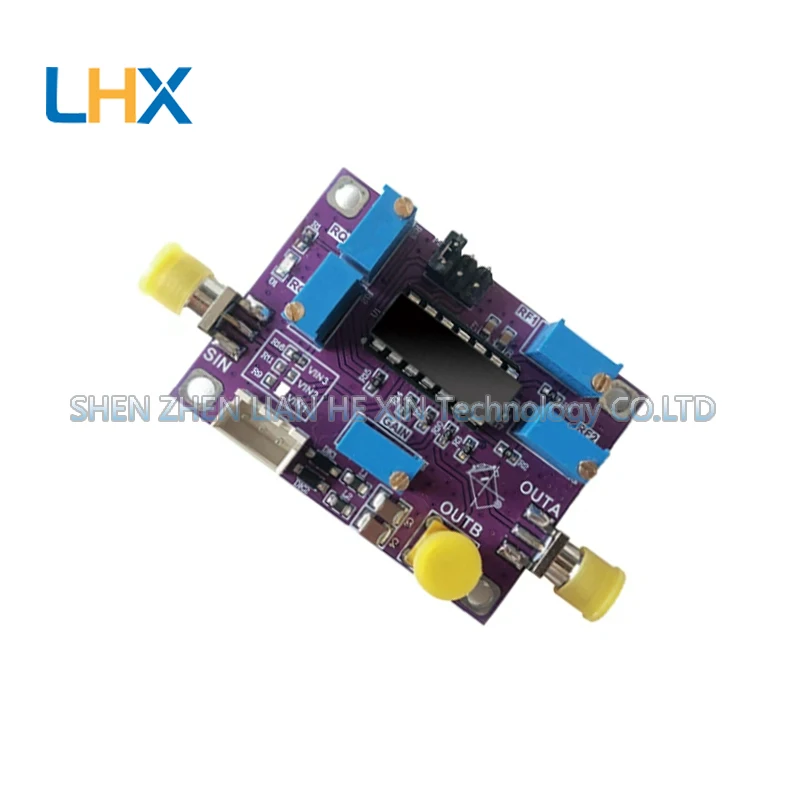 UAF42 low-pass high-pass bandpass active filter module adjustable gain adjustable