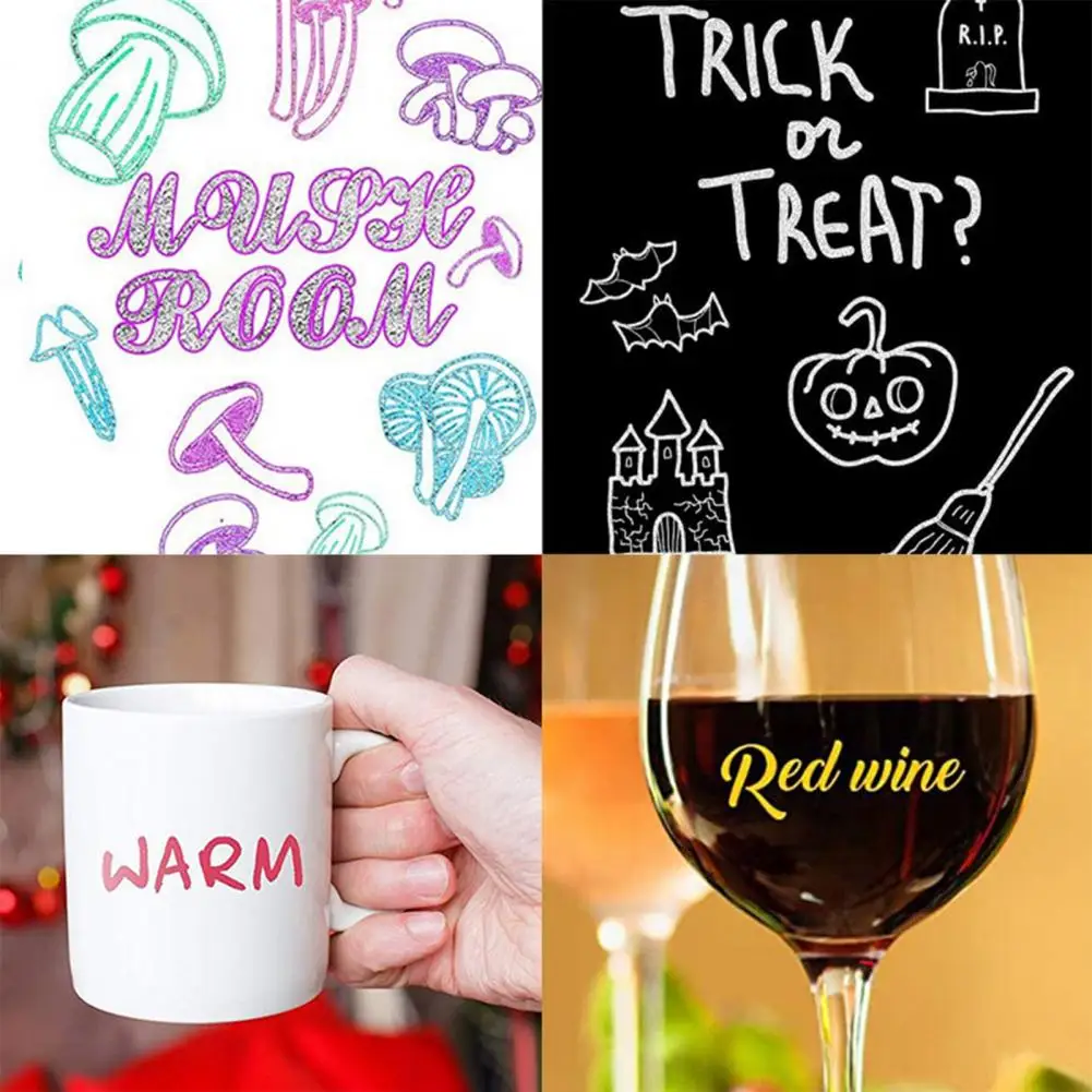 Pena tahan luntur pena Highlighter Set Glitter Highlighter garis spidol Set untuk seni menakjubkan menulis untuk mewarnai