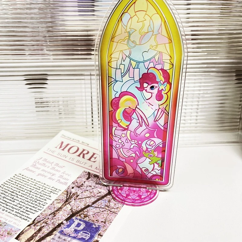 حامل نافذة My Little Ponys Pinkie Pie Rainbow Dash Fluttershy Twilight Sparkle مع أيدي للهدايا #6