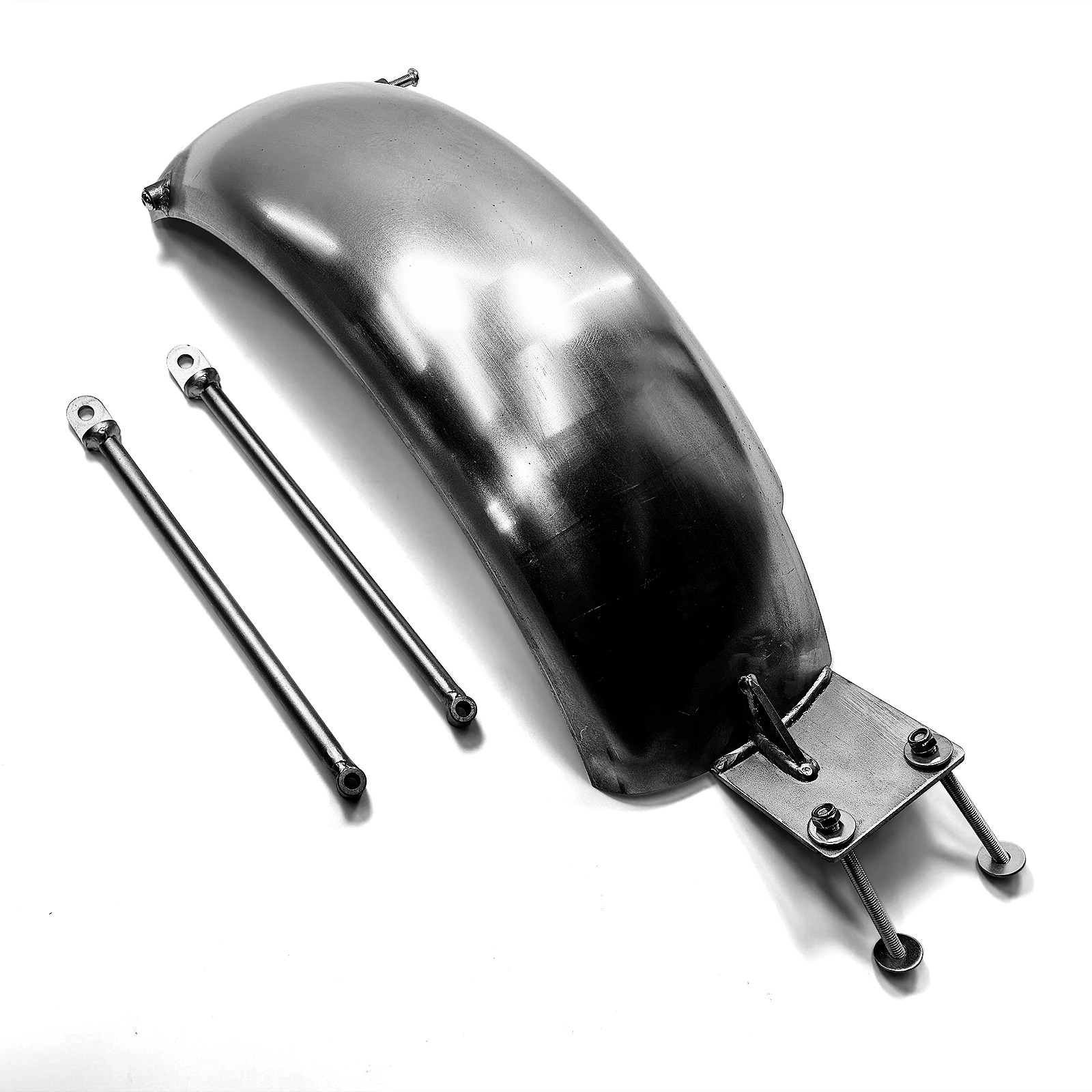 Motorcycle Rear Fender Plate Mudguard Guard Flap Cover Iron W/ Bracket For HONDA VT750 SHADOW 400 750 1997-2003