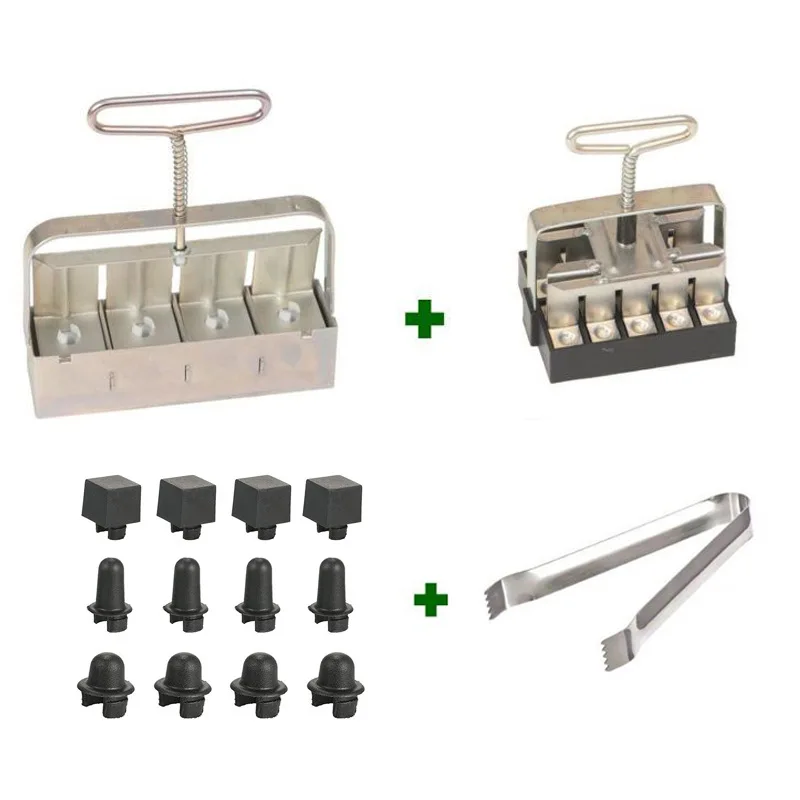 Hand Operated Soil Cube Molding Tool, 20 Cavity Mini Seedling Former For Backyard Plant Cultivation