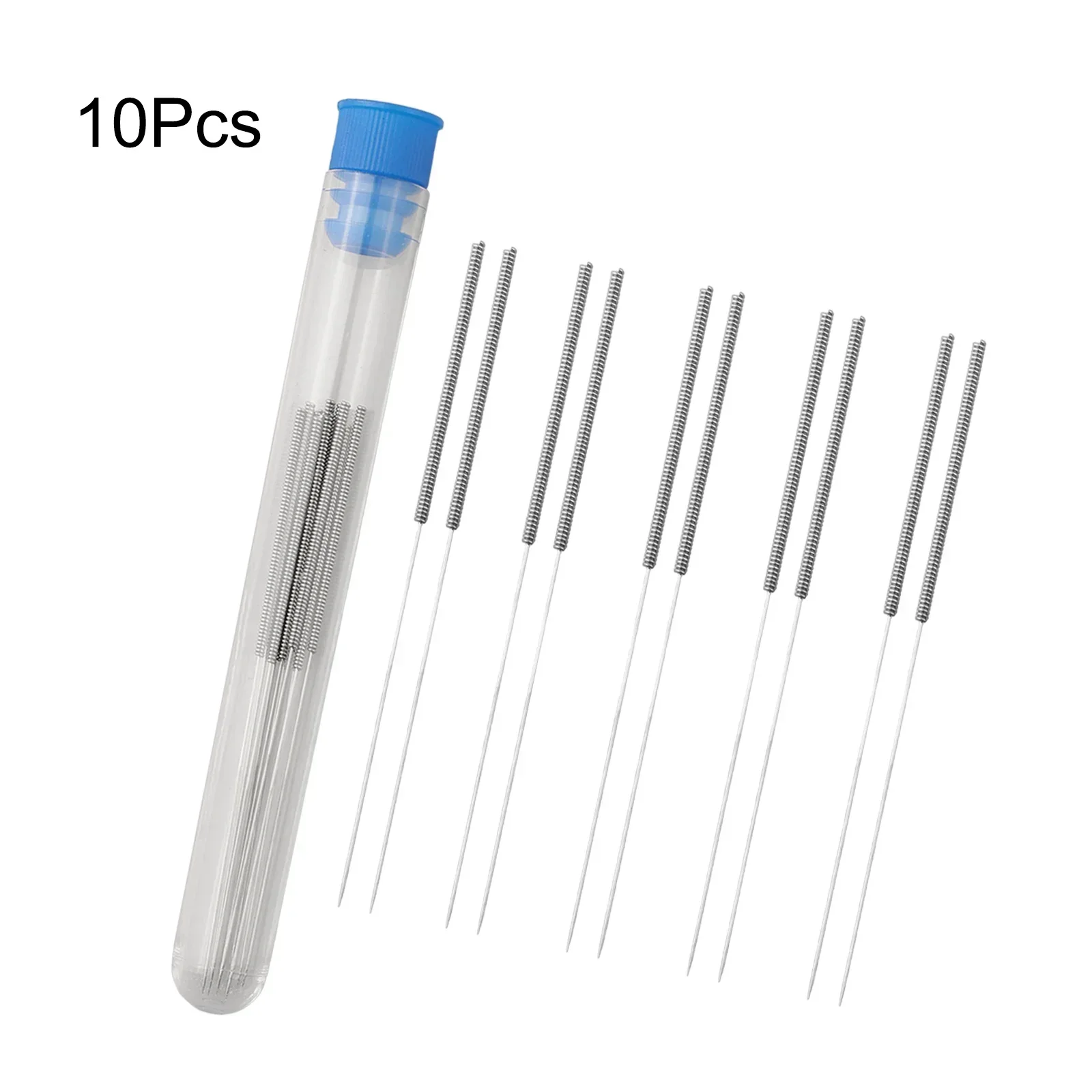 10pcs Nozzle Cleaning Needles Stainless Steel Kit For 3D-Printer - 0.2mm Printhead Cleaning Needles Printer Replace Accessories