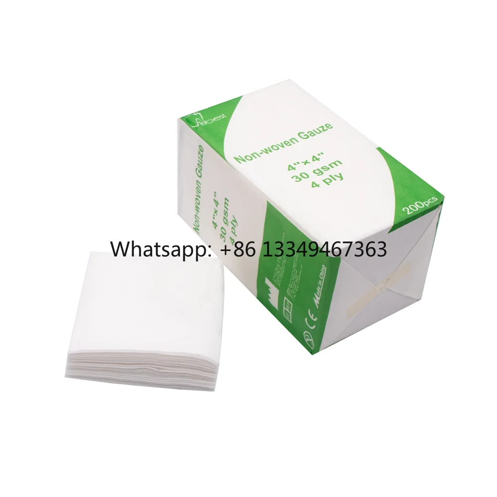 

Best price Professional Manufacturers 2x2 3x3 4x4 Medical Sterile Dental Cotton Non Woven Gauze discount